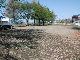 公園内のガレキ・ヘドロの撤去作業