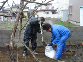 赤井地区　藤村邸のガレキ・ヘドロの撤去作業06