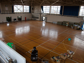 赤井地区体育館のガレキ・ヘドロの撤去作業06