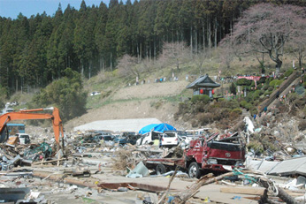 東日本大震災　被災地現地レポート